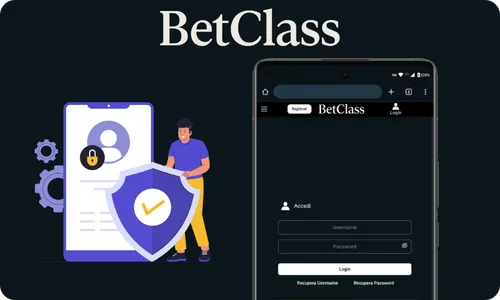 Passaggi per creare un nuovo account Bet class